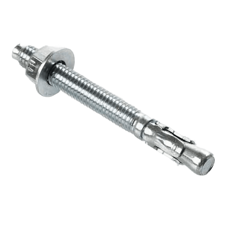 Chumbador PBA zincado para fixação em concreto.