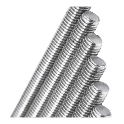 Barra roscada métrica zincada para fixações estruturais.