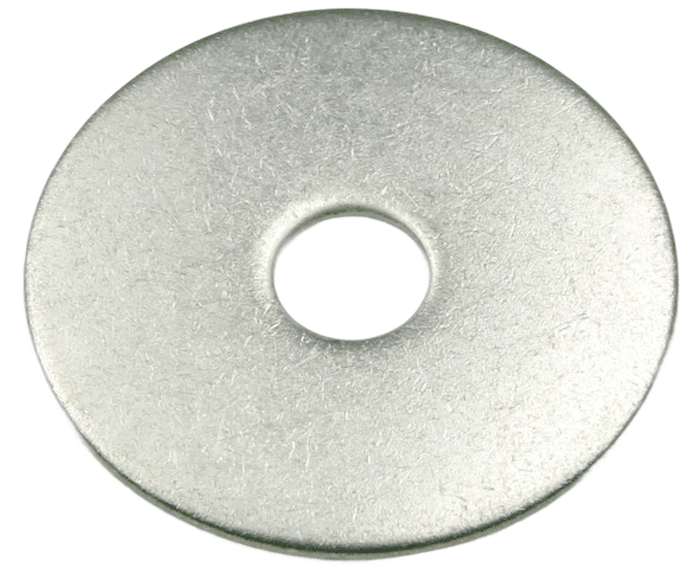 Arruela de funileiro para chapas finas.