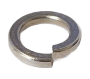 Arruela de pressão para fixações seguras.