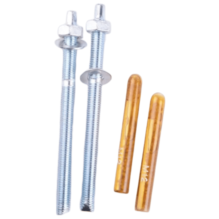 Chumbador ampola química zincado para concreto.