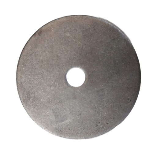 Arruela aba larga estreita para maior suporte.