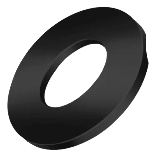 Arruela de funileiro zincada para chapas finas.