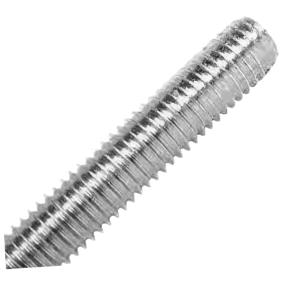 Barra roscada UNC galvanizada para estruturas pesadas.