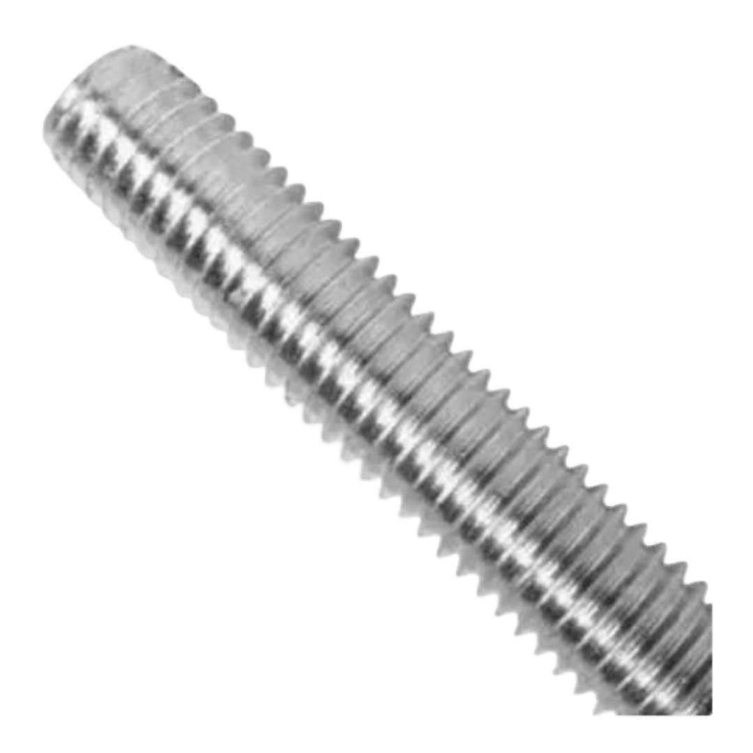 Barra roscada UNF zincada para montagens precisas.