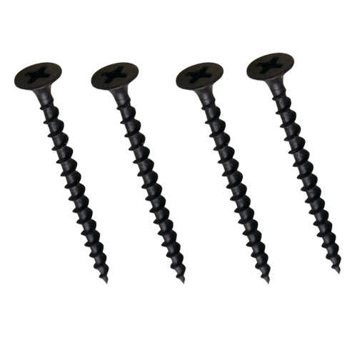 Parafusos para drywall com ponta agulha.