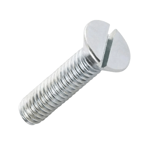 Parafuso rosca máquina de aço de cabeça chata