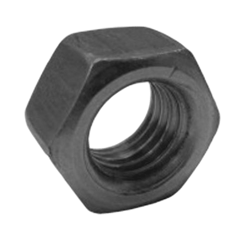 Porca estrutural zincada para construções pesadas.