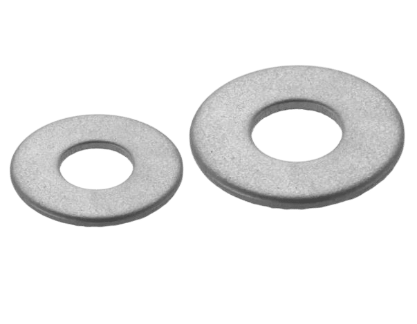 Duas arruelas zincadas